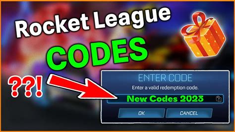 codes in rocket league